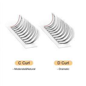img 3 attached to Volume Lash Extensions 5D 0.10Mm D Curl Mix-8-15Mm Short Stem Premade Fans SoftOptinal 3D4D5D6D7D8D 0.07/0.10Mm C/D 8-20Mm Mix-9-16Mm 12-15Mm 8-15Mm(5D 0.10D MIX8-15)