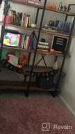 img 1 attached to Vintage Industrial Double Wide Bookcase With 5 Large Shelves - Perfect For Home Decor And Office Displays review by Ryan Vaughn