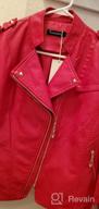 img 1 attached to Tanming Women'S Faux Leather Moto Biker Short Coat Jacket review by Heidi Thompson