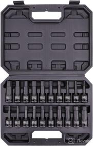 img 4 attached to 🔧 Amazon Basics 20-Piece 1/2-Inch Drive Impact Hex Set with Carrying Case