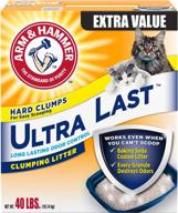 review: arm & hammer ultra last clumping cat litter 40lb – superior clumping power and long-lasting odor control logo