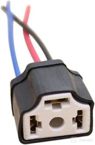 img 1 attached to 🚗 Enhanced Car Socket Xenon LED Light Bulb: Pack of 2, Truck Headlight Connector Female Pigtail Plug Adapter Wire Wiring Harness Plug Housing - H4 9003 HB2