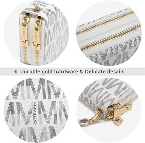 img 1 attached to Original Double Zipper Wristlet Wallet Women's Handbags & Wallets ~ Wristlets