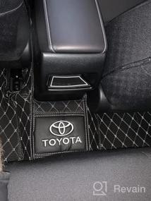 img 6 attached to Toyota Corolla Cross 2022+ Подстаканники Вкладыши Противопылевые накладки на дверные карманы Внутренние коврики 11 шт. (Серая отделка) Аксессуары для внедорожников