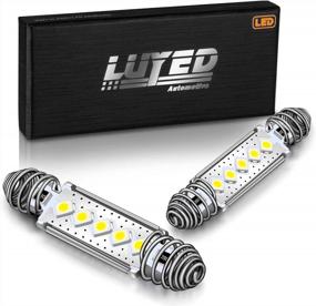 img 4 attached to Upgrade Your Car'S Interior Lighting With LUYED 578 LED Bulbs - Xenon White Light For Dome, Map, Courtesy And License Plate Lights - Pack Of 2