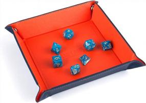 img 4 attached to Складной лоток для игральных костей и ящик для хранения настольных ролевых игр - подходит для коробки с настольной игрой - идеально подходит для энтузиастов ролевых игр: GAMELAND