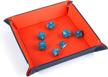 foldable dice tray and storage box for rpg tabletop games - fits in board game box - ideal for roleplaying enthusiasts: gameland logo