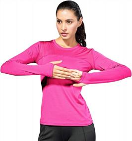 img 3 attached to WANAYOU Women'S Long Sleeve Compression Shirts - 3 Pack For Yoga, Athletic Activities, And Running