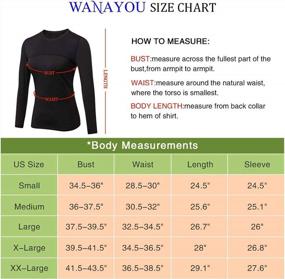 img 1 attached to WANAYOU Women'S Long Sleeve Compression Shirts - 3 Pack For Yoga, Athletic Activities, And Running