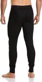 img 3 attached to Men'S Thermal Underwear Long Johns, Midweight Waffle Knit Bottoms With Fly - 1 Or 2 Pack For Cold Weather