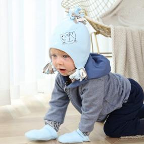 img 2 attached to Warm And Cute: Keep Your Baby Cozy With Keepersheep Winter Earflap Cap