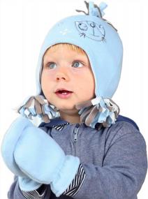 img 3 attached to Warm And Cute: Keep Your Baby Cozy With Keepersheep Winter Earflap Cap