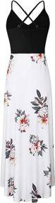 img 1 attached to KILIG Sleeveless Asymmetrical Patchwork Floral 3 Women's Clothing for Dresses