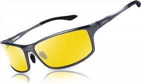 img 4 attached to Drive Safely At Night With Bircen'S Anti-Glare Night Vision Glasses For Men