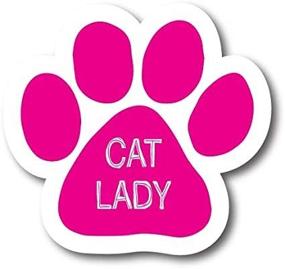 img 3 attached to Magnet Me Up Pawprint Print Exterior Accessories best: Bumper Stickers, Decals & Magnets