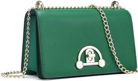 img 4 attached to FT FUNTOR Leather Crossbody Shoulder Women's Handbags & Wallets : Shoulder Bags