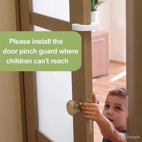img 2 attached to 🚪 BYETOO Finger Pinch Guard: 8-Pack Upgrade to Protect Your Child's Fingers, Prevent Door Slamming & Locking Accidents