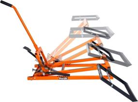 img 1 attached to 🪚 Lawn Mower Lift Jack - Heavy Duty 350 Lbs Capacity for Tractors and Zero Turn Lawn Mowers