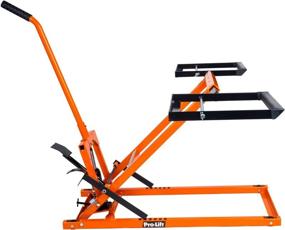 img 2 attached to 🪚 Lawn Mower Lift Jack - Heavy Duty 350 Lbs Capacity for Tractors and Zero Turn Lawn Mowers