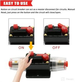 img 2 attached to Enhanced 20A Resettable Fuse Circuit Breaker - Optimal Protection for Car Audio Systems 12V-24V DC