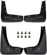 🚗 a-premium splash guards mud flaps mudflaps for chrysler 300 2013-2016 sedan (front and rear) – 4-pc set: ideal for protecting against mud and splashes (not compatible with srt & limited models) логотип