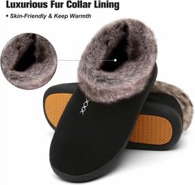 img 2 attached to Stay Cozy And Slip-Free With Memory Foam Slippers For Women And Men - Perfect For Indoor And Outdoor Use!