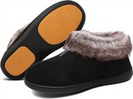 stay cozy and slip-free with memory foam slippers for women and men - perfect for indoor and outdoor use! logo