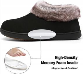 img 1 attached to Stay Cozy And Slip-Free With Memory Foam Slippers For Women And Men - Perfect For Indoor And Outdoor Use!