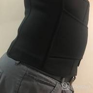 img 1 attached to Men'S Neoprene Sweat Waist Trimmer Belt For Weight Loss, Tummy Control & Body Shaping - TAILONG Sport Girdle Shapewear review by Patrick Cooney
