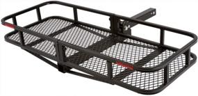 img 4 attached to Rage Powersports Elevate Outdoor 48" Long Steel Basket Folding Hitch Cargo Carrier - CCB-F4820-DLX Optimized For SEO