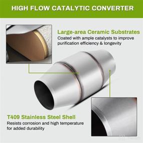 img 1 attached to Outlet Universal Catalytic Converter Stainless