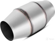 outlet universal catalytic converter stainless logo