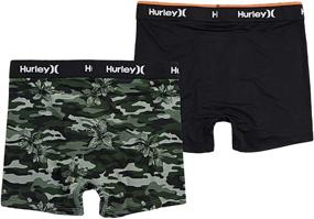 img 1 attached to 🌺 Hurley Classic Briefs: Vibrant 2-Pack Floral Boys' Underwear - Stylish and Comfortable