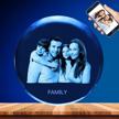 customized 3d photo crystal ball: perfect anniversary or wedding gift for your loved ones logo