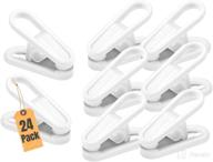 📌 24 count multi-purpose hanger clips by 1inthehome logo