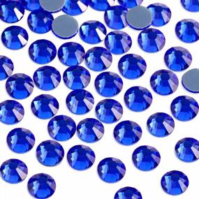 img 3 attached to SS20 4.6-4.8Mm Beadsland Hotfix Flatback Crystal Rhinestones, 1440Pcs DIY Decorations For Crafts Clothes - Sapphire