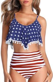 img 4 attached to Tempt Me Swimsuit Bikini Floral 2 Women's Clothing and Swimsuits & Cover Ups