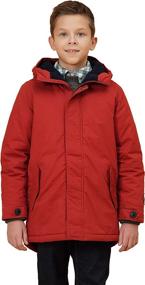 img 4 attached to Maoo Garden Winter Thicken Quailted Boys' Clothing ~ Jackets & Coats