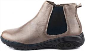 img 1 attached to Comfortable And Stylish Paige Leather Boots - Relief From Plantar Fasciitis And Foot Pain