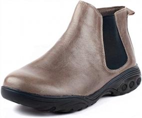 img 3 attached to Comfortable And Stylish Paige Leather Boots - Relief From Plantar Fasciitis And Foot Pain