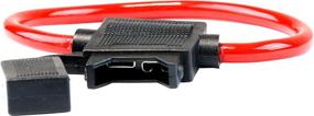 img 1 attached to EPAuto 12V-DC ATC/ATO 12 AWG In-Line Fuse Holder - 10 Pack (30A)