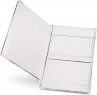 2-deck acrylic playing card display case by siren imports - enhance your collection logo