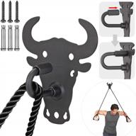 transform your home gym with dolibest wall mount workout anchors: screw lock design and versatile ceiling mount bracket for strength training, stretching, and physical therapy logo