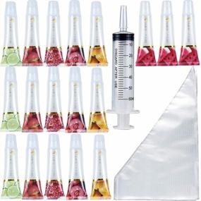 img 4 attached to Create Your Own Lip Gloss With PARAMISS 18PCS Lip Gloss Tubes & Accessories Set - Includes 15ML Empty Tubes, Piping Bags And Syringe For DIY Beauty!