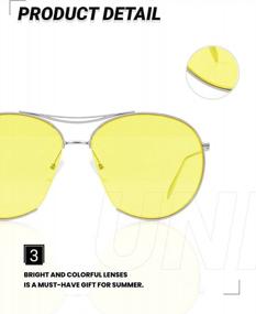 img 1 attached to Забавные солнцезащитные очки для женщин и мужчин - новый дизайн Slocyclub с защитой UV400