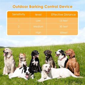 img 1 attached to 🐶 Cuteepets Anti Barking Device: Adjustable Ultrasonic Control for Small to Large Dogs, Waterproof & Effective Outdoor Bark Deterrent