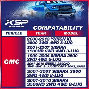 img 3 attached to 🔧 KSP Forged Torsion Bar Key: Adjustable 1"-3" Lift Kit for Silverado Sierra 1500HD 2500HD 3500HD 8 Lug Trucks