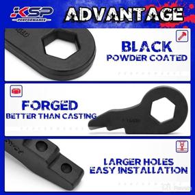 img 2 attached to 🔧 KSP Forged Torsion Bar Key: Adjustable 1"-3" Lift Kit for Silverado Sierra 1500HD 2500HD 3500HD 8 Lug Trucks