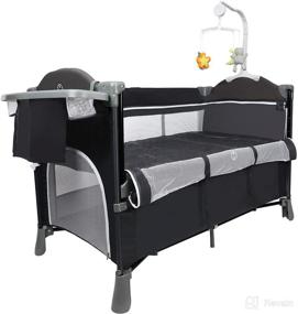 img 4 attached to Timechee Bassinet Foldable Portable Comfortable