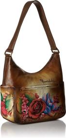 img 3 attached to 👜 Anuschka Classic Genuine Leather Handbag for Women - Hobo Bags with Wallets